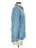 Venus 100% Tencel Blue Long Sleeve Button-Down Shirt Size 4 - photo 4