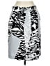 Ellen Tracy Graphic Silver Gray Casual Skirt Size 12 - photo 1