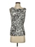 St. John Couture Gray Sleeveless Blouse Size P (petite) - photo 1