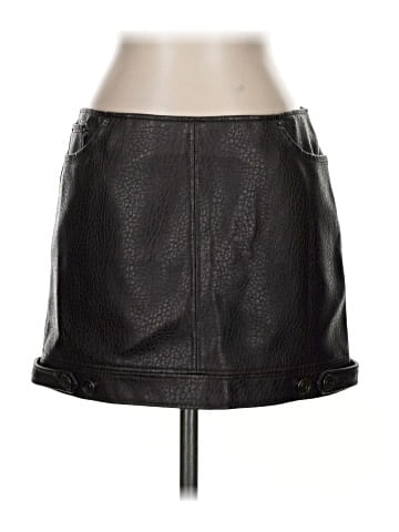 Divided by H&M Faux Leather Skirt (view 1)