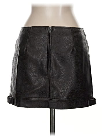 Divided by H&M Faux Leather Skirt (view 2)
