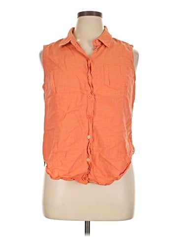 Christopher & Banks Sleeveless Button-Down Shirt (view 1)