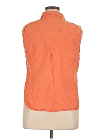 Christopher & Banks Sleeveless Button-Down Shirt (view 2)