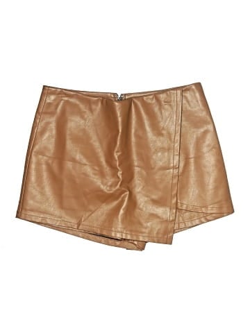 She + Sky Faux Leather Skirt (view 1)