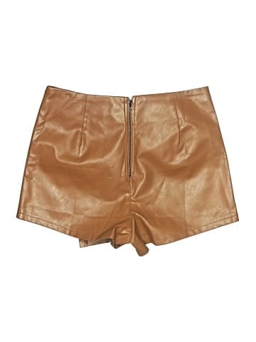 She + Sky Faux Leather Skirt (view 2)