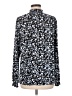 Anne Klein Floral Black Long Sleeve Blouse Size M - photo 2