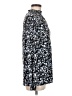 Anne Klein Floral Black Long Sleeve Blouse Size M - photo 4