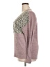 Messic Animal Print Purple Pullover Sweater Size XXL - photo 5