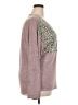 Messic Animal Print Purple Pullover Sweater Size XXL - photo 4