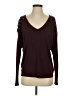 Express Burgundy Long Sleeve Top Size S - photo 1