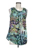 Gregory Parkinson Teal Sleeveless Blouse Size M - photo 1