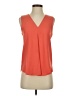 Ann Taylor 100% Polyester Orange Sleeveless Blouse Size XS - photo 1