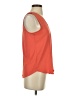 Ann Taylor 100% Polyester Orange Sleeveless Blouse Size XS - photo 4