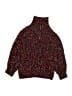 Zara Tweed Red Turtleneck Sweater Size 2 - 3 - photo 1
