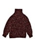 Zara Tweed Red Turtleneck Sweater Size 2 - 3 - photo 2