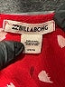 Billabong Red 3/4 Sleeve Blouse Size S - photo 7
