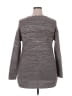 Ellen Tracy Solid Tan Gray Pullover Sweater Size XXL - photo 2