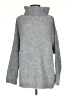 Free People Tweed Gray Turtleneck Sweater Size XS - photo 1