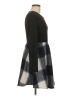 Shein Plaid Black Casual Dress Size 6 - photo 4