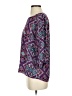 Miami 100% Polyester Purple 3/4 Sleeve Blouse Size S - photo 5
