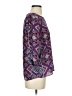 Miami 100% Polyester Purple 3/4 Sleeve Blouse Size S - photo 4