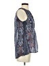Dylan Blue Sleeveless Blouse Size XS - photo 4
