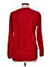 Lands' End 100% Polyester Red Long Sleeve Blouse Size 6 - photo 2