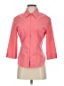 Express Color Block Pink 3/4 Sleeve Blouse Size 5 - 6 - photo 1