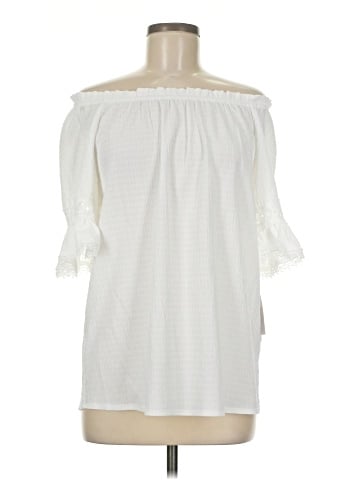 AB Studio 3/4 Sleeve Blouse (view 1)
