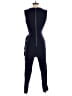 H&M 100% Viscose Solid Blue Jumpsuit Size 4 - photo 2