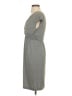 Misia Solid Gray Casual Dress Size XS - photo 5