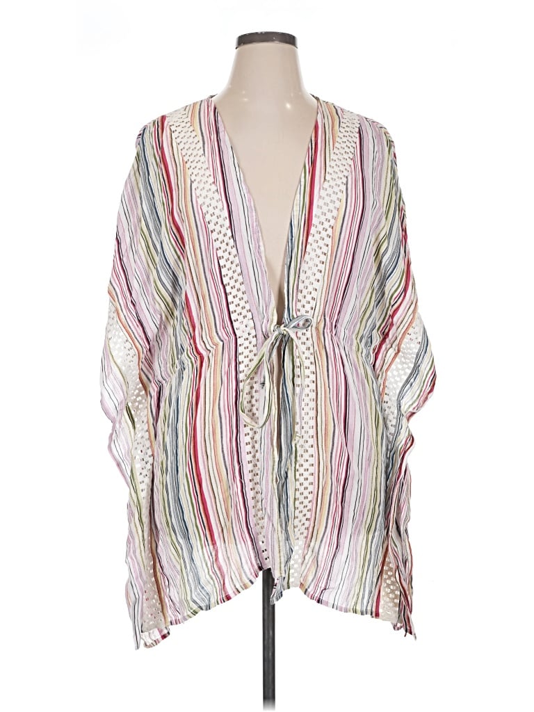 Pre-owned Elan Casual Dress In White