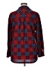 Robert Louis Plaid Red Long Sleeve Blouse Size XL - photo 2