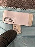 Nordstrom Rack 100% Polyester Chevron-herringbone Teal Casual Skirt Size 1X - photo 3