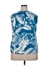 Papermoon 100% Rayon Blue Sleeveless Blouse Size 2X - photo 2