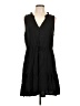 Gap 100% Rayon Solid Black Casual Dress Size L - photo 1