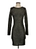 Aqua Metallic Gray Cocktail Dress Size S - photo 1