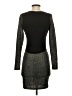 Aqua Metallic Gray Cocktail Dress Size S - photo 2