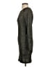 Aqua Metallic Gray Cocktail Dress Size S - photo 5