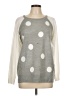 Apt. 9 100% Acrylic Polka Dots Gray Pullover Sweater Size L - photo 1