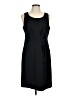 J.Crew 100% Wool Solid Black Casual Dress Size 10 - photo 1
