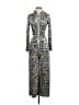 OYROSY Animal Print Blue Gray Jumpsuit Size XS - photo 1