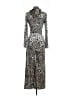 OYROSY Animal Print Blue Gray Jumpsuit Size XS - photo 2