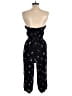 American Rag Cie 100% Rayon Stars Black Jumpsuit Size S - photo 2
