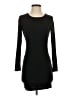 Lulus Solid Black Casual Dress Size S - photo 1