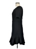HD in Paris Solid Black Casual Dress Size 10 - photo 5