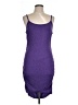 Unbranded Solid Purple Casual Dress Size L - photo 1
