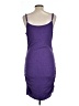 Unbranded Solid Purple Casual Dress Size L - photo 2
