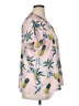 Unbranded Tropical Pink Short Sleeve Blouse Size XL - photo 4