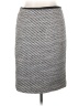 Ann Taylor 100% Polyester Chevron-herringbone Gray Formal Skirt Size 14 - photo 1